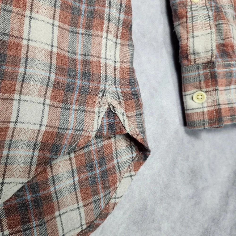 Lucky Brand Mens Plaid‎ Flannel Classic Fit Long Sleeve Shirt XL Lightweight